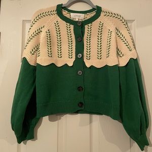 The Great scallop sophomore cardigan